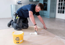 Equipment and application techniques used play an important role when undertaking a flooring installation