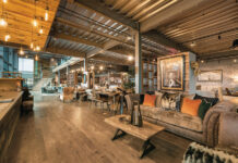 Karndean Designflooring created an industrial contemporary space