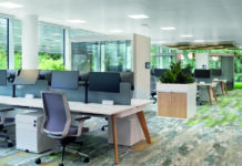 ‘Unique floorplan’ incorporates 12 different carpet tiles