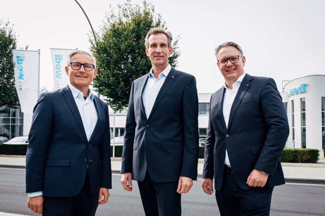 Left to right: Mark Eslamlooy, Stephan Wedi, Fabian Rechlin