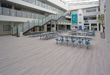 Luxury vinyl flooring scores top marks at academy