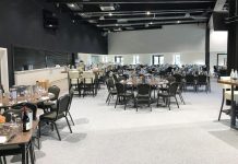 Oval cricket ground recently underwent a major extension, Bostik provides subfloor preparation products