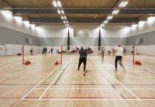 State-of-the-art facility fitted with Junckers solid hardwood sports flooring