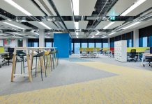 Shaw Contract carpet tiles increased the focus on Indoor Air Quality