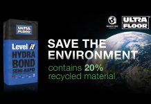 UltraFloor Level IT Hydra Bond is a ground-breaking, water based floor leveller