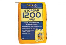 F Ball’s Stopgap 1200 Pro ‘high-performance levelling compound offers time-saving solution