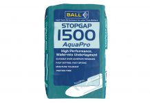 F Ball launches next generation water-mix smoothing underlayment