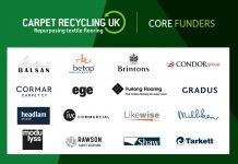 Carpet Recycling UK reports 50% support from the carpet sector