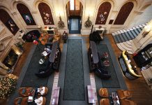 Making a grand entrance at Heythrop Park