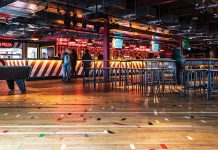 Central stair in Nordic Oak doubles as seating