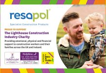 Resapol donates to the Lighthouse Construction Industry Charity
