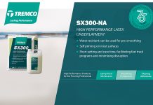 Spotlight on Tremco’s High Performance Latex Underlayment SX300NA