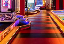 Vibrant transformation: Custom carpet tile design in London blends bold aesthetics with functional elegance