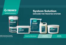 A Tremco system solution for LVT floors